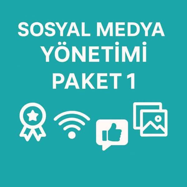 Sosyal Medya Yönetimi Paket 1